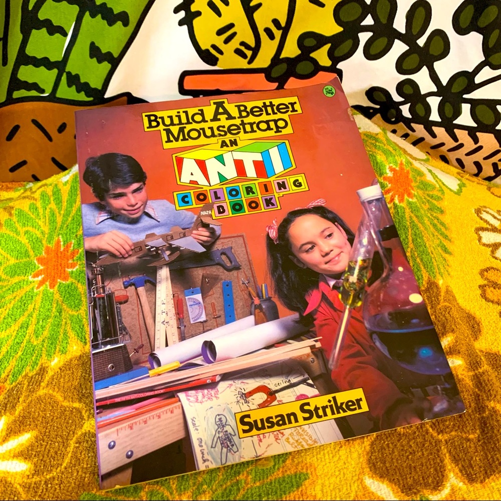 Anti coloring, coloring book